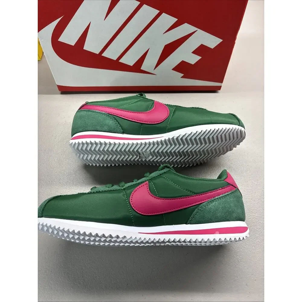 Nike Cortez Textile Size 4.5Y Or Women’s 6 Gorge Green/White IH7654 300 New NIB